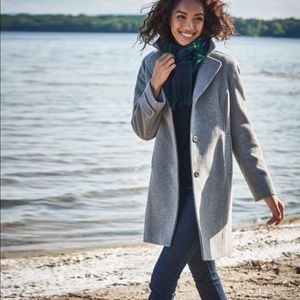 ll bean lambswool coat